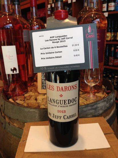 Vin rouge du Languedoc Les Darons By Jeff Carell